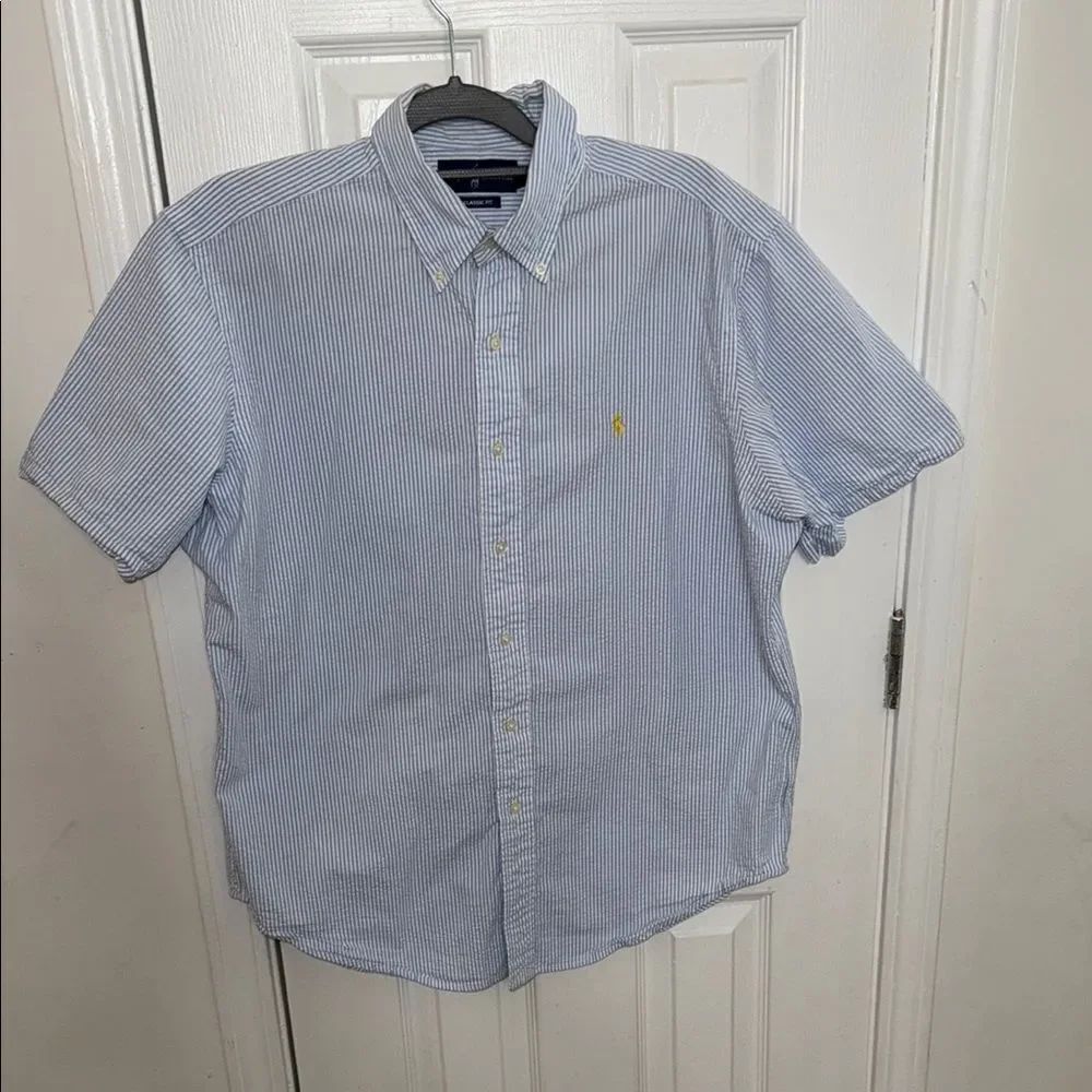 Polo Ralph Lauren Blue Striped Shirt